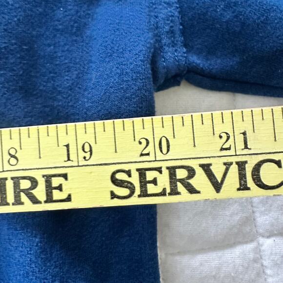 Notre Dame x Hollister Sweatshirt Womens XS Blue Faded Graphic Pullover Boatneck - Picture 7 of 8